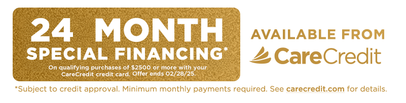 24 Months Special Financing through Care Credit February Promo