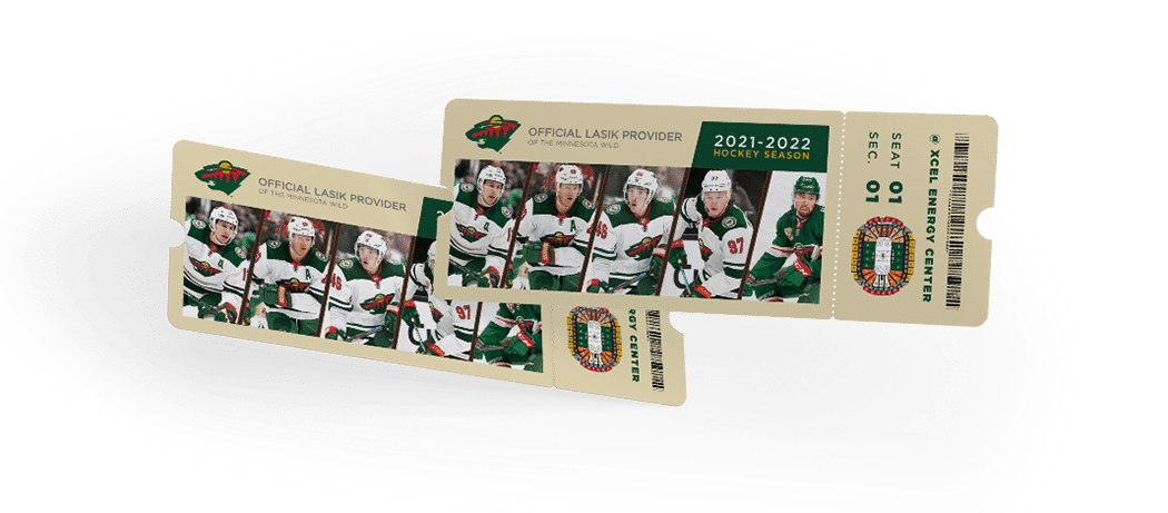 Exclusive giveaway for Minnesota Wild tickets by OVO LASIK AND LENS