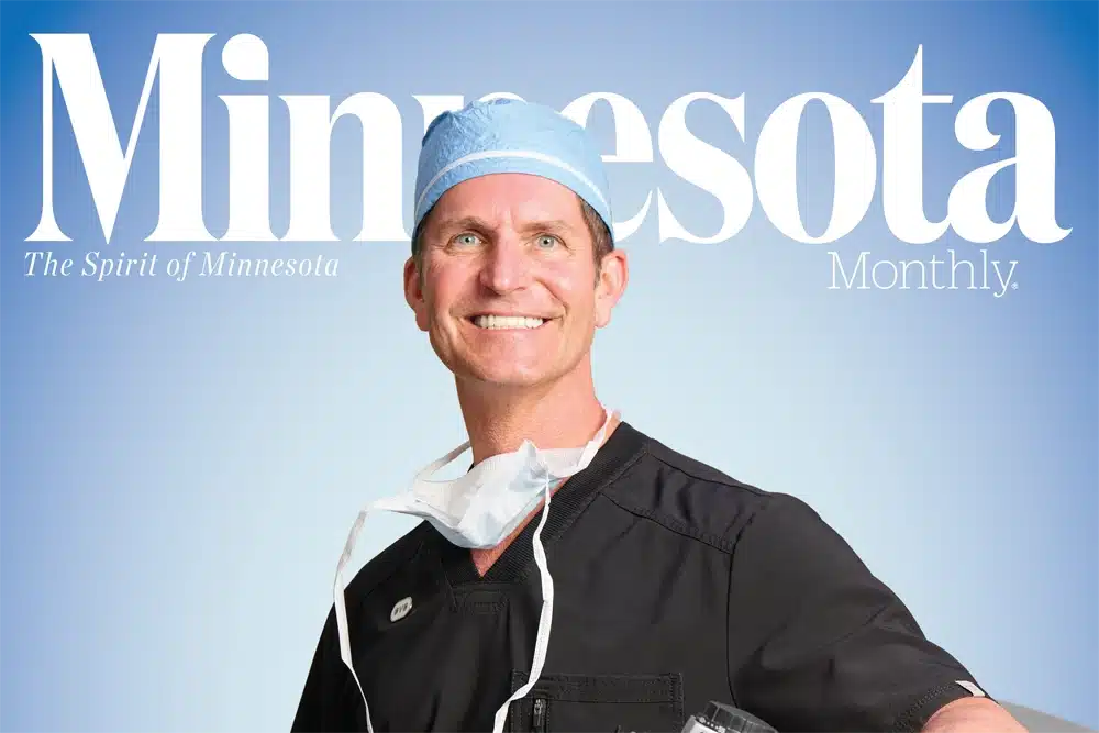 Minnesota Monthly media cover featuring Dr. Lobanoff from OVO LASIK + LENS in Minnesota