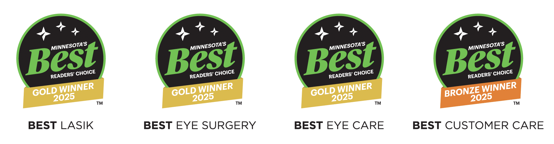 OVO LASIK + LENS Minnesota Best Awards 2025